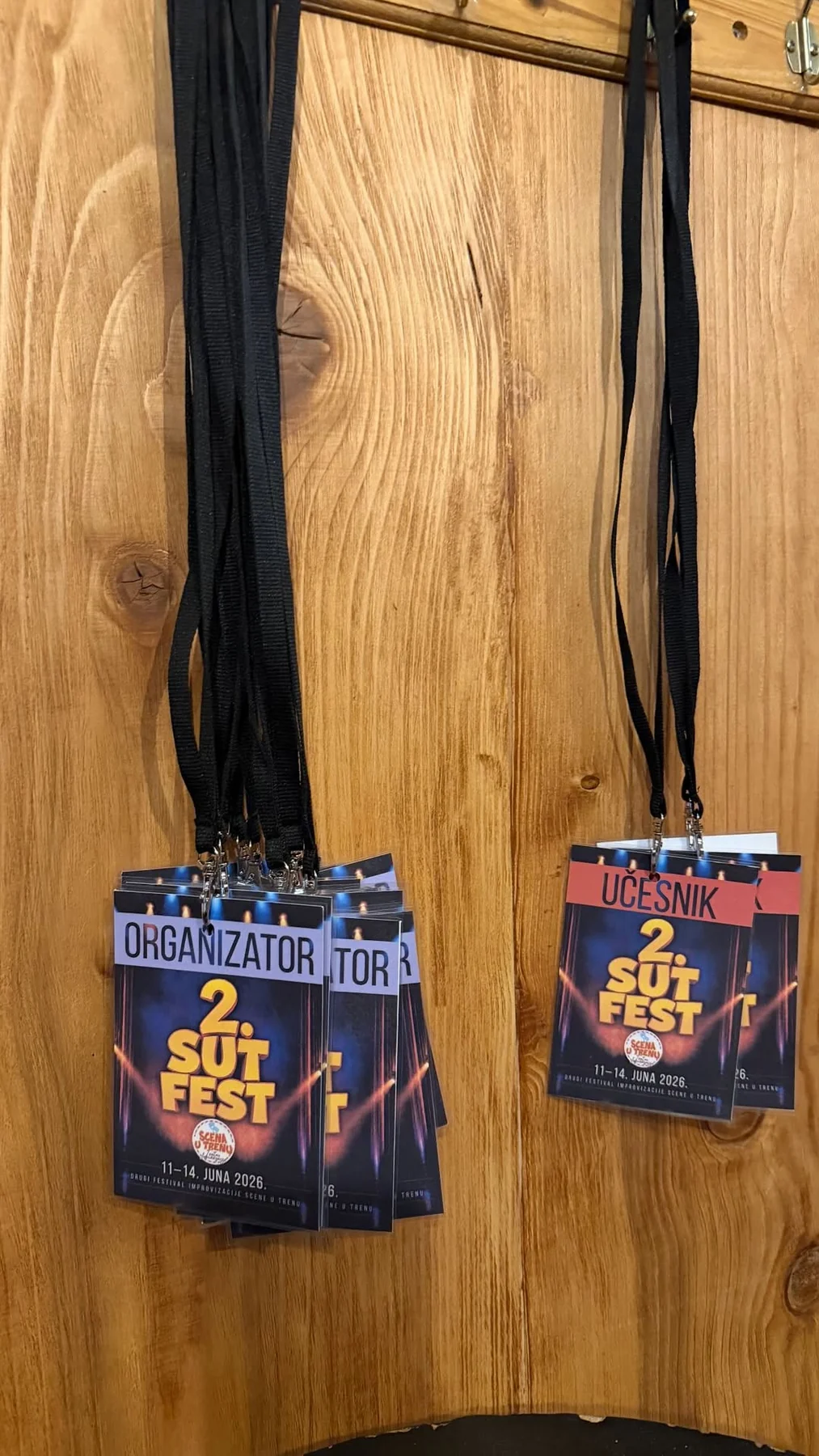 SUT Fest branded lanyards