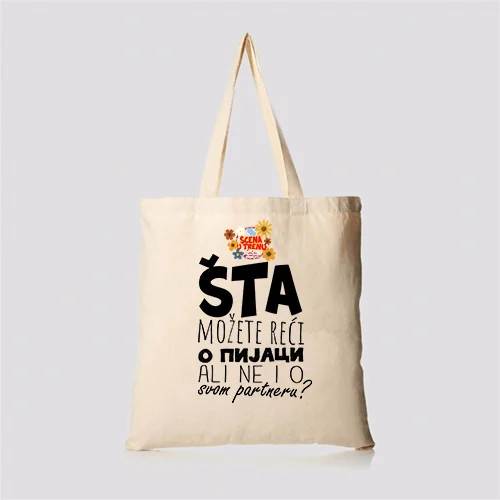 Second illustrated tote bag design